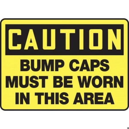 Accuform OSHA CAUTION SAFETY SIGN BUMP CAPS MPPE760VP MPPE760VP
